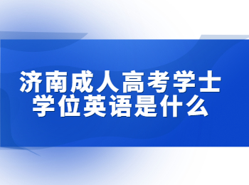 济南成人高考学士学位英语