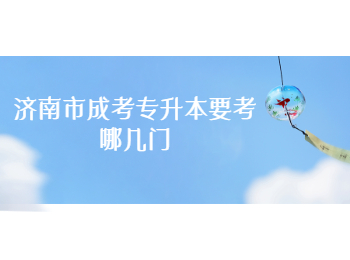 济南市成考专升本