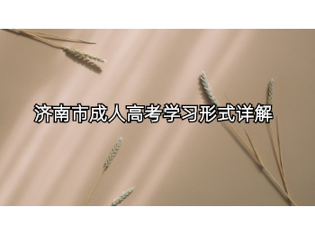 济南市成人高考学习形式