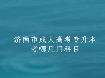 济南市成人高考专升本