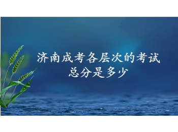济南成考考试总分