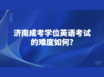 济南成考学位英语考试